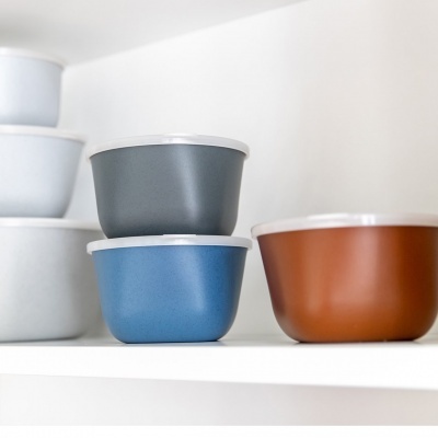 Koziol Connect  M Taça com tampa 1lt Azul Profundo