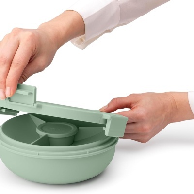 Brabantia Caixa p/alimentos 1,3lts Verde Jade