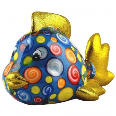 Pomme Pidou Mealheiro M peixe Calypso – Azul Círculos