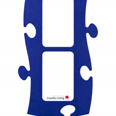 Country Living Moldura Puzzle+ (2x) 10x15cm azul