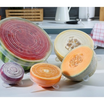 Kuchenprofi SET 6 pcs - tampas de silicone STRETCH