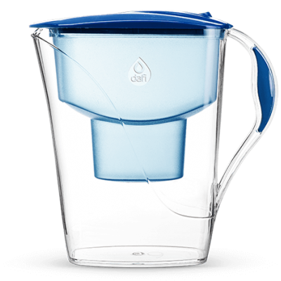 Jarro Purificador água com 2 filtros Luna azul Dafi