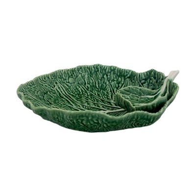 Bordalo  Pinheiro Couve - Folha c/ Taça 34 Natural