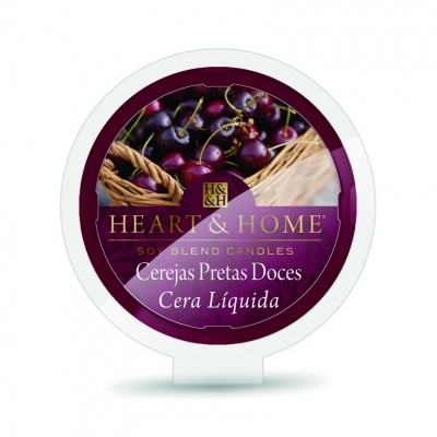 Heart & Home Cera Liquida Cerejas Pretas Doce
