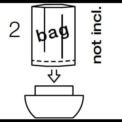 Spirella  Mini Balde 1Lt  Bowl branco