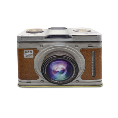 Silver Crane Lata Câmera Fotográfica