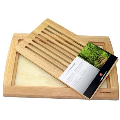 Tábua para pão madeira 42x28cm Zassenhaus