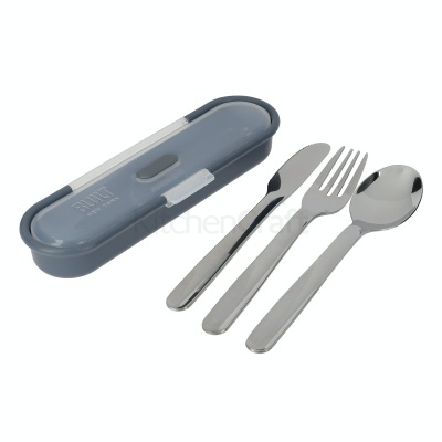 Built NY Set 3 Talheres inox com estojo