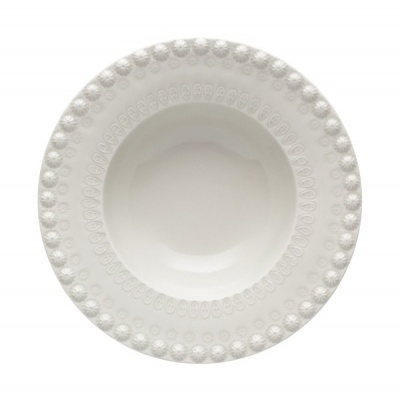 Bordallo Pinheiro Fantasia - Prato de Sopa Cinza Areia