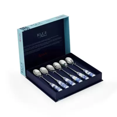 Portmeirion Set 6colheres sobremesa Blue Italian