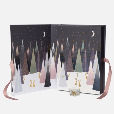 Calendário Advento c/velas  Sara Miller - Frosted Pines