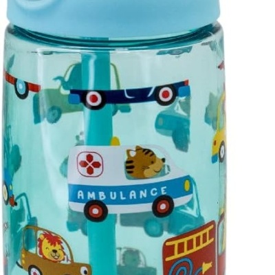 Nerthus Garrafa Infantil Reutilizável Carros