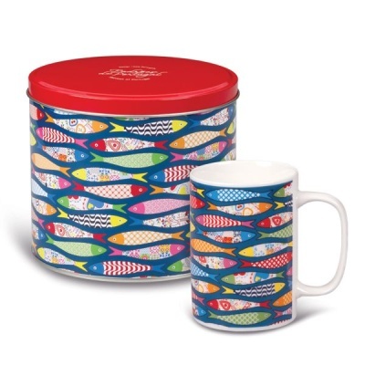 Nici Padrões de Portugal Caneca com Lata Sardinhas