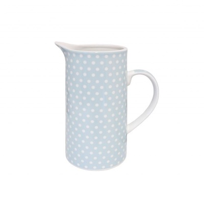 Isabelle Rose Jarro 1lt Polka Dots Azul pastel
