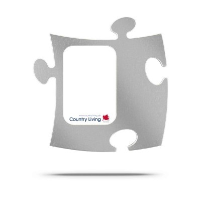 Country Living Moldura Puzzle+ 9x13cm prata