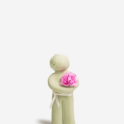 Rosa Malva Raminho Menino Lagoa (verde água)