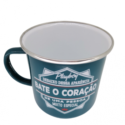 H&H Grande Homem canecas esmaltadas Playboy