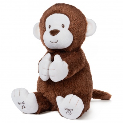 Gund Peluche musical Clappy the Monkey