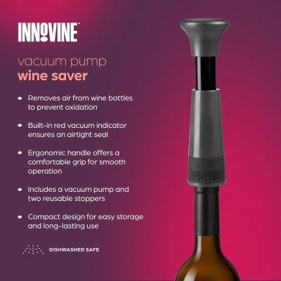 Innovine Bomba vácuo c/2rolhas Graphite