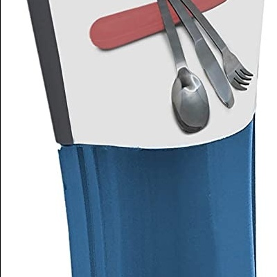 Nerthus Conjunto de talheres de aço inoxidável com estojo