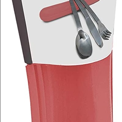 Nerthus Conjunto de talheres de aço inoxidável com estojo