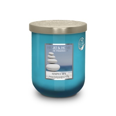 Heart & Home Vela Frasco grande  Simplesmente SPA