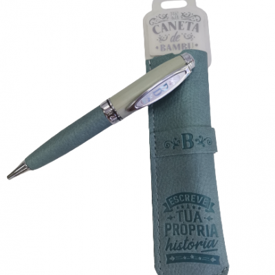 H&H - Caneta de Bambú com Bolsa B