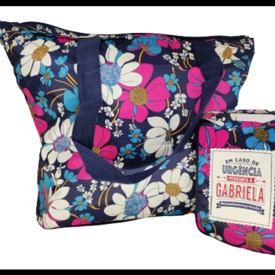 H&H Mulheres TOP Bolsa compras dobrável Gabriela