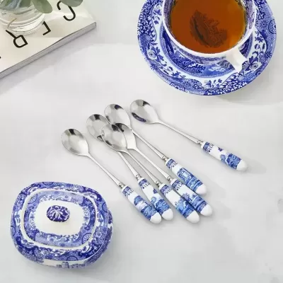 Portmeirion Set 6colheres sobremesa Blue Italian