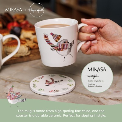 Mikasa xTipperlyhill Caneca com base/tampa Robin