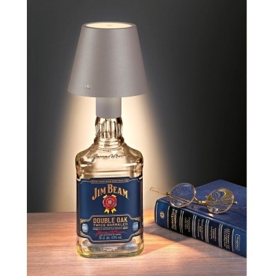 Cilio - Candeeiro de garrafa LED LUCE - cinza