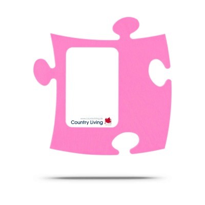 Moldura Puzzle+ 9x13cm rosa Country Living