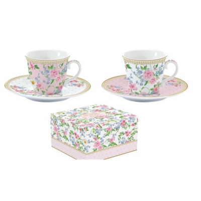 Easy Life Set 2 chávenas café Garden Joy