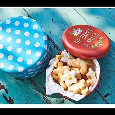 Conjunto de 2 latas Be Happy & Smile por RBV Birkmann