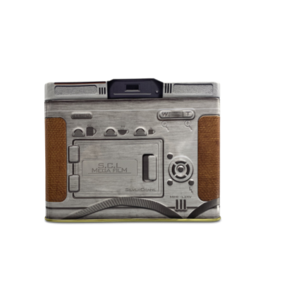 Silver Crane Lata Câmera Fotográfica