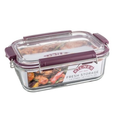 Kilner Caixa para alimentos vidro 1,4lts