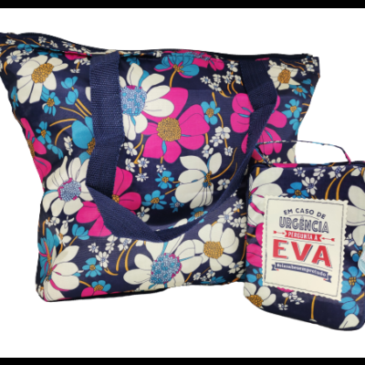 H&H Mulheres TOP Bolsa compras dobrável Eva