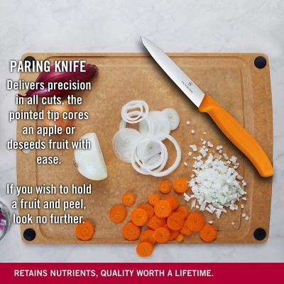 Victorinox Faca p/ descascar 10cm laranja