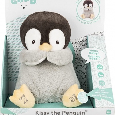 Gund Peluche musical  Pinguim Kissy