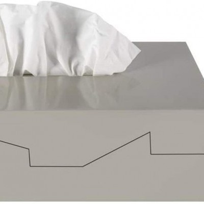 Spirella Caixa para lenços Silhouette taupe