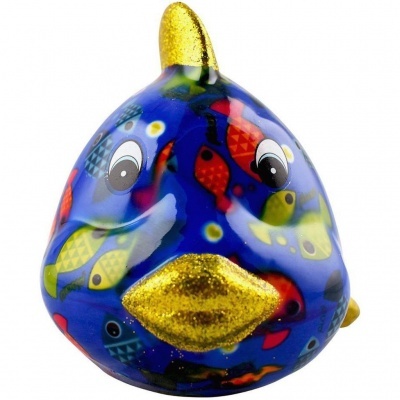 Pomme Pidou Mealheiro M peixe Calypso – Azul Círculos