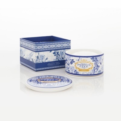 Castelbel Portus Cale Gold & Blue Sabonete 150g com caixa porcelana