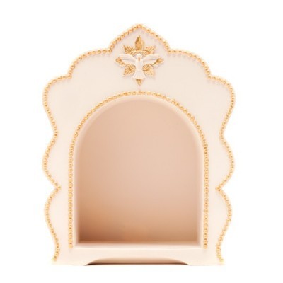 Little Drops of Water Oratório pérola e dourado, com pomba Espírito Santo