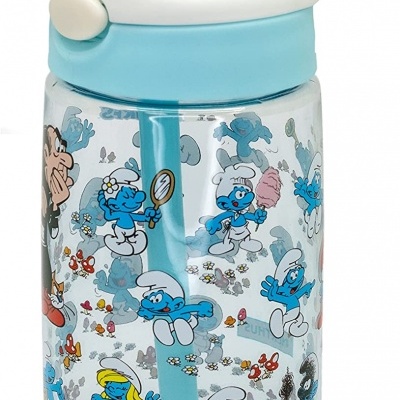 Nerthus Garrafa Infantil Reutilizável Smurfs