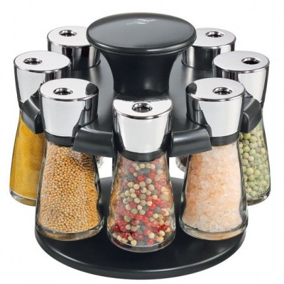 Kuchenprofi Porta especiarias  tampa cromada 8pçs Rondo