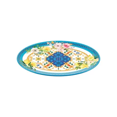 Guzzini Tabuleiro oval grande ''FLOWER&LEMON''