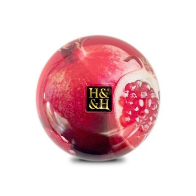 Heart & Home Vela Frasco Grande Romã Rubi