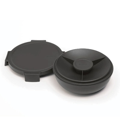 Brabantia Caixa p/alimentos 1,3lts Cinza Escuro