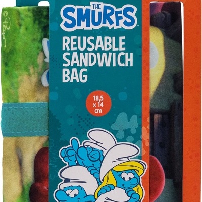 Nerthus Saco para Sandes Reutilizável Smurfs