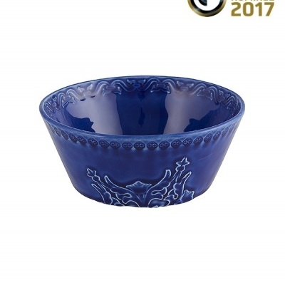 Bordalo Pinheiro Rua Nova - Tigela 16 Azul Indigo